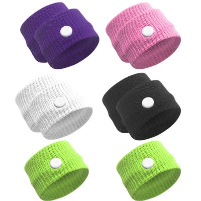 5 Pairs Anti-Nausea Acupressure Wristbands for Kids and Travel