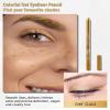 Gold Glitter Gel Eyeliner Pencil, Waterproof and Smudge-Proof view 2