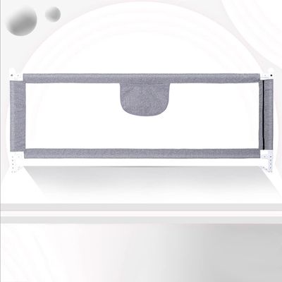 Willonin Bed Rail, Adjustable Fall Protection, 70–105 cm, Gray, 195 cm
