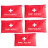 Oxford Fabric First Aid Bags, Red, 5-Pack view 1