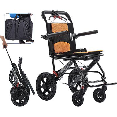 YFJBDKS Premium Lightweight Wheelchair for Adults, Yellow, Black Frame
