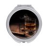NHYDSPQ Cigar and Whiskey Print Compact Makeup Mirror view 1