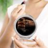 NHYDSPQ Cigar and Whiskey Print Compact Makeup Mirror view 4