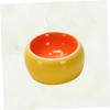 Hamster Food Bowl with Fruit Design, Ceramic Bowl for Small Animals view 4