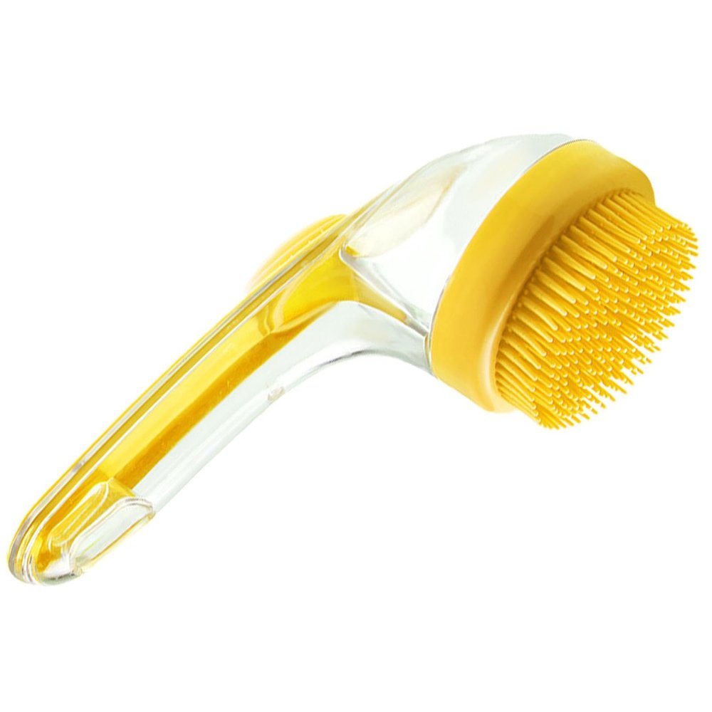 Dog Shampoo Brush with Soap Dispenser