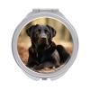 NHYDSPQ Compact Makeup Mirror with Cute Labrador Print view 1
