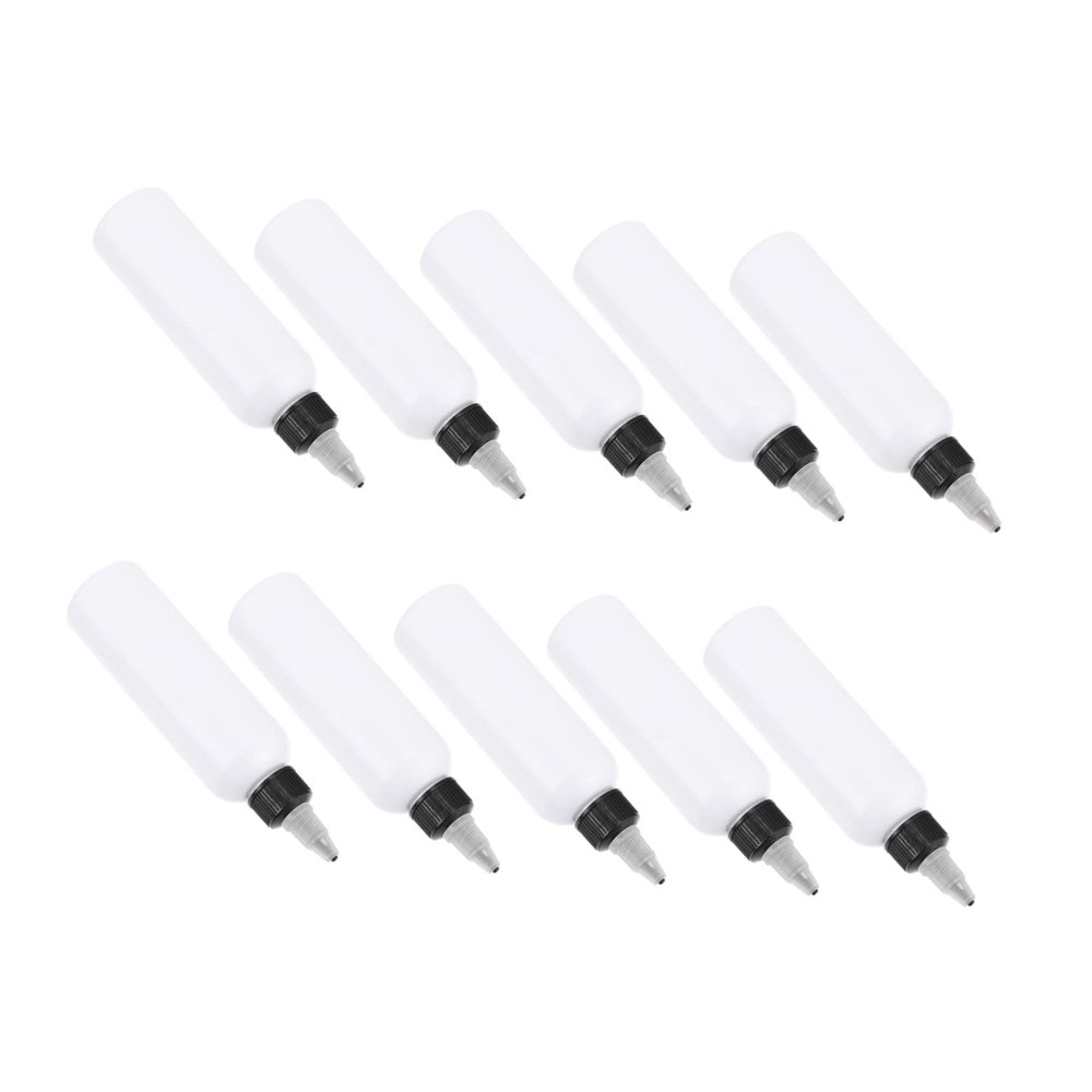 SOLUSTRE 120 ml White PET Plastic Squeeze Bottles, 20-Pack