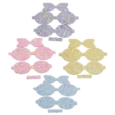 Sparkling Fabric Hair Bow Accessories, Handmade