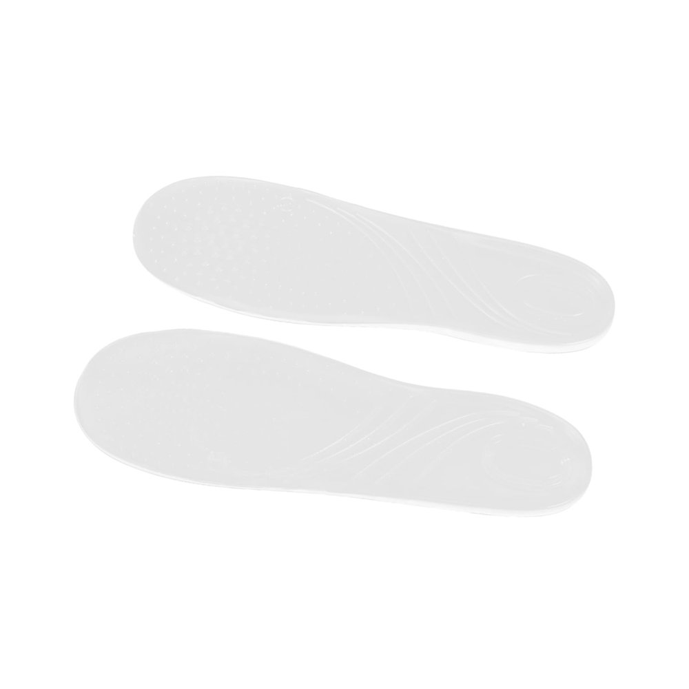 Gogogmee 3 Pairs of Long Gel Insoles for High Heels, Transparent Self-Adhesive Foot Pads with Arch Support, Washable and Reusable, for Women and Men