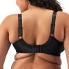 Elomi Women's Teagan Underwire Bra, Black/Almond, 70L view 2