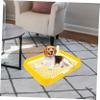 Hohopeti Plastic Puppy Toilet with Anti-Slip Function, Yellow view 2