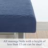LDLCYCN Quilted Massage Table Cover with Face Hole, Light Purple, 185 x 70 cm (S) view 3