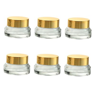 6-Piece Small Travel Cream Containers