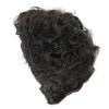Men’s Natural Heat-Resistant Cosplay Wig, Black and Gray Mix view 3
