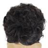 Men’s Natural Heat-Resistant Cosplay Wig, Black and Gray Mix view 4