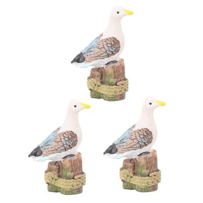 CIYODO 3-Piece Mini Bird Aquarium Decoration