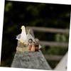 CIYODO 3-Piece Mini Bird Aquarium Decoration view 4