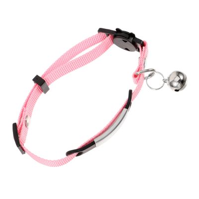 TOGEVAL Adjustable Cat Collar with Bell and ID Tag