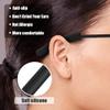 HCLZOE 8 Pairs of Eyeglass Ear Pads, Soft Ear Pads for Glasses, Silicone Temple Covers view 2