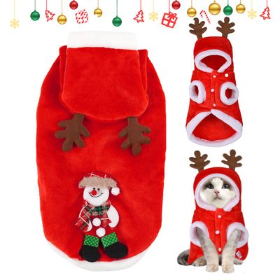 Wapiti Christmas Costume for Dogs and Cats, Festive Outfit, Gift XL