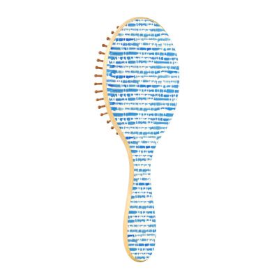 Wooden Paddle Hair Brush for Natural Hair