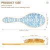 Wooden Paddle Hair Brush for Natural Hair view 3
