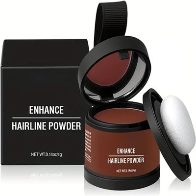 Orangalert Hairline Powder for Hair Loss & Root Touch-Up, #02 Auburn