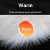 SULQING Sheepskin Wheelchair Seat Cushion, Genuine Lambskin, Soft Wool, Low-Odor, 45 x 45 cm view 4