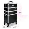 Professional Rolling Makeup Case and Salon Trolley for Hairdressers view 2
