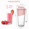 ACWOO Protein Shaker, 700 mL, Pink, BPA-Free, Leakproof view 2