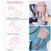 ACWOO Protein Shaker, 700 mL, Pink, BPA-Free, Leakproof view 3
