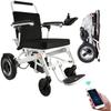 STRTG Adult Folding Electric Wheelchair, 400W Dual Motors, 25-Mile Range view 1