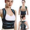 Posbaer Back Posture Corrector, Comfortable Adjustable Back Support Belt for Men and Women, Open Your Shoulders (Black 01, L) view 1