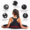 Posbaer Back Posture Corrector, Comfortable Adjustable Back Support Belt for Men and Women, Open Your Shoulders (Black 01, L) view 2