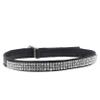 LIFKOME Removable Rhinestone Shoe Straps for High Heels, 1 Pair, Black view 1