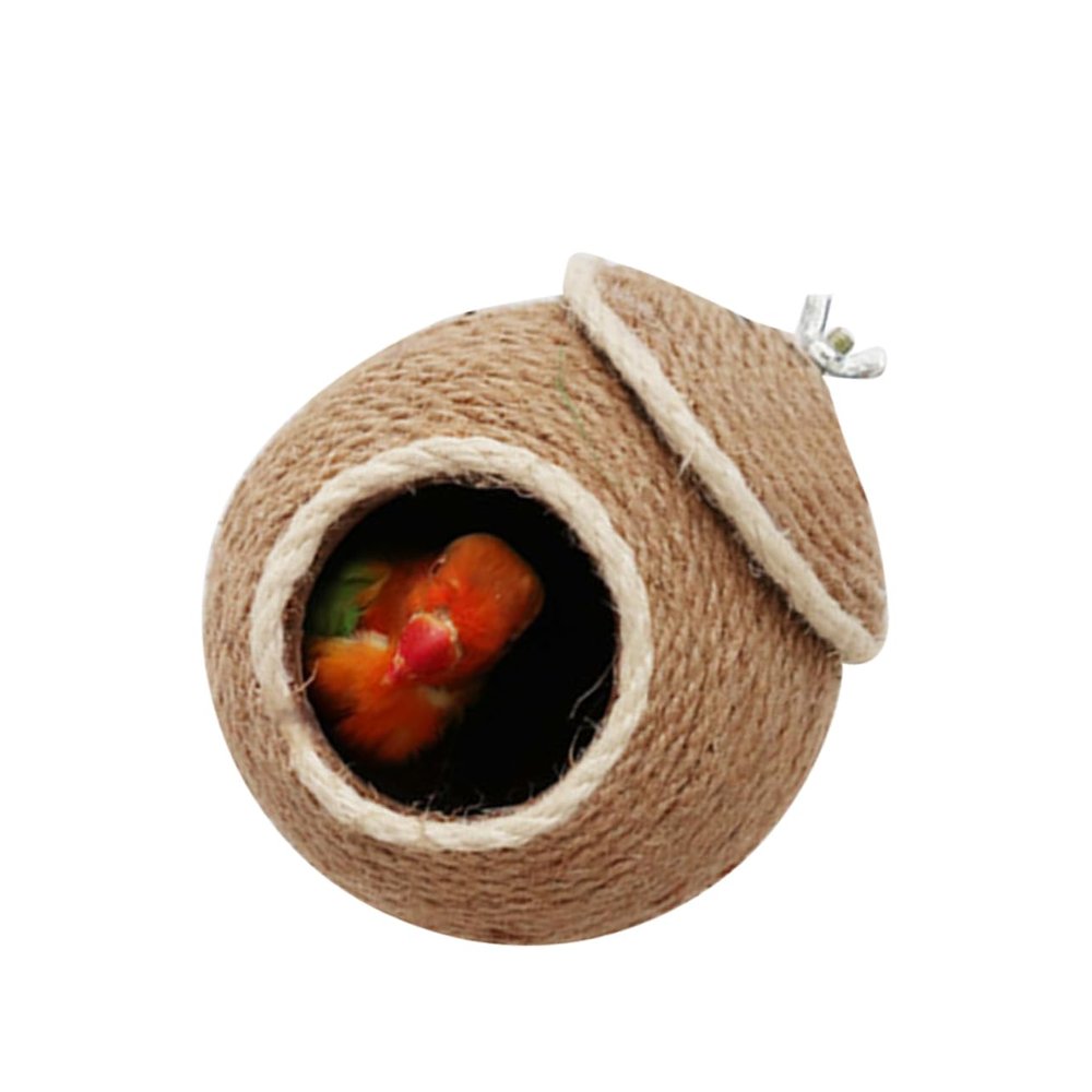 BCOATH Braided Rope Parrot Nest for Hanging in Bird Cages