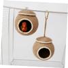 BCOATH Braided Rope Parrot Nest for Hanging in Bird Cages view 2