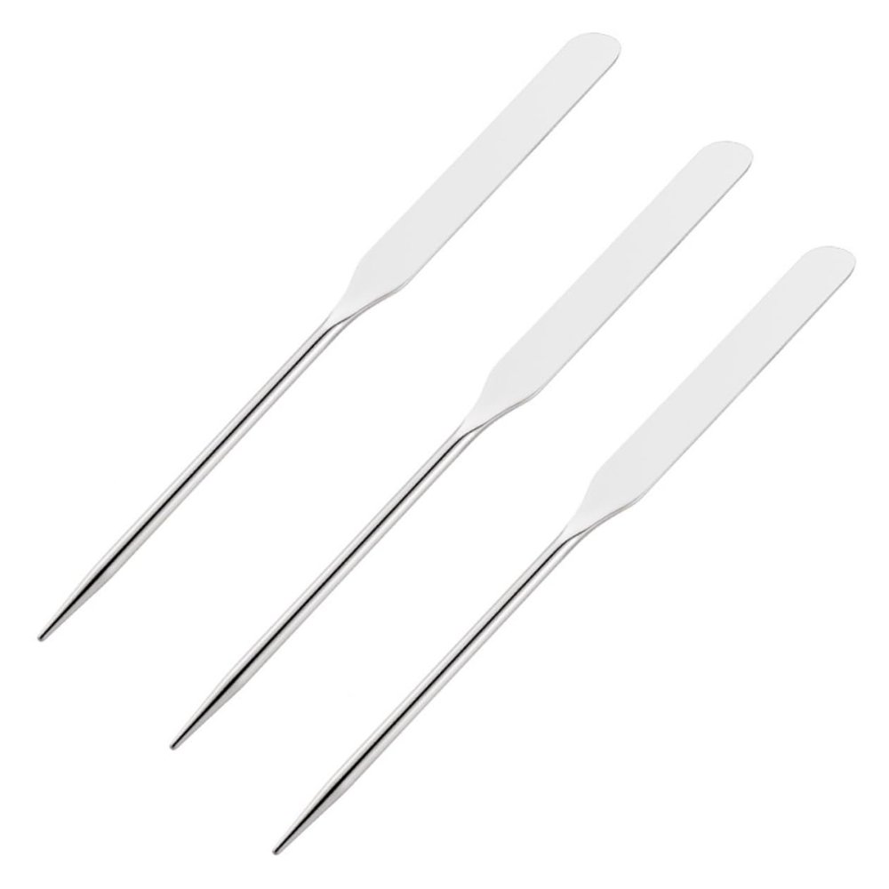 FRCOLOR 9-Piece Stainless Steel Makeup Spatula Set