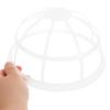 Homoyoyo Plastic Hat Washing Rack for Baseball Caps, 2 Pieces, White view 2
