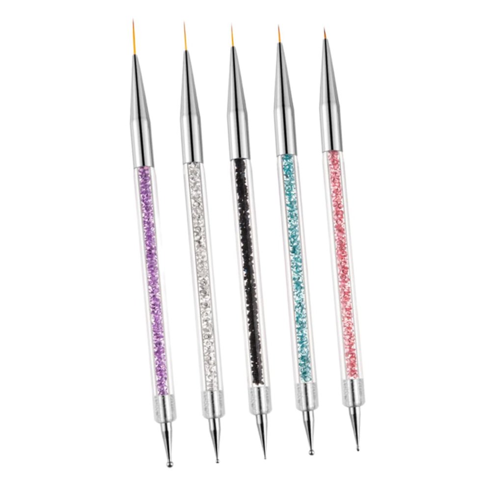 Nail Art Dotting Pens, 5-Piece Double-Ended Set