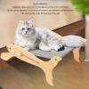 HOHXFYP Cat Window Perch, Pine Wood Cat Bed with Adjustable Hooks, 20 kg Capacity view 2