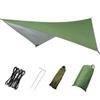 Hammock Rain Fly Tarp, Waterproof Windproof Camping Shelter, Dark Khaki, 300 x 300 cm - Safehappy view 1