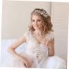 FRCOLOR 3-Piece Bridal Hair Vine Accessories with Rhinestones view 3