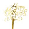 Namzi “Happy Mother’s Day” Cake Toppers, Lettering, Pink, Decorative Party Cake Decoration for Mother’s Day (Gold G), 10 Pieces view 3
