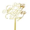 Namzi “Happy Mother’s Day” Cake Toppers, Lettering, Pink, Decorative Party Cake Decoration for Mother’s Day (Gold G), 10 Pieces view 4