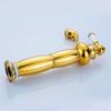 ZERAPH Gold Brass Bathroom Sink Faucet with Ceramic Cartridge view 3