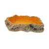 CORHAD Reptile Food and Water Bowl with Natural Rock Design for Terrariums, Snakes, and Lizards view 1
