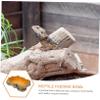 CORHAD Reptile Food and Water Bowl with Natural Rock Design for Terrariums, Snakes, and Lizards view 4