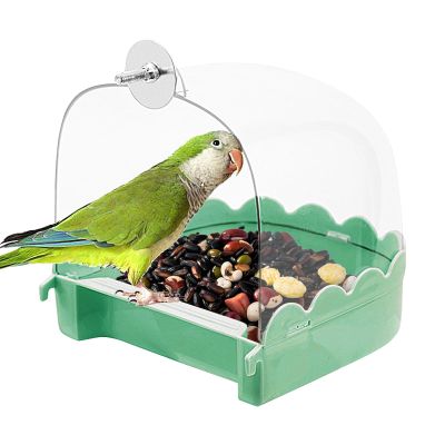 XIAOXIAOYU Bird Bath for Cages, Cockatiels, Spacious