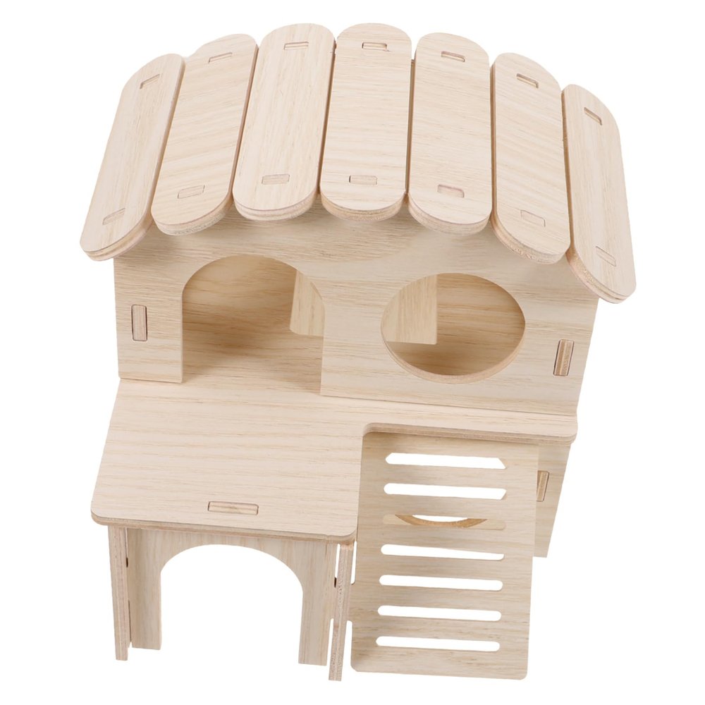 VILLFUL Double-Layer Hamster House with Creative Stair Design